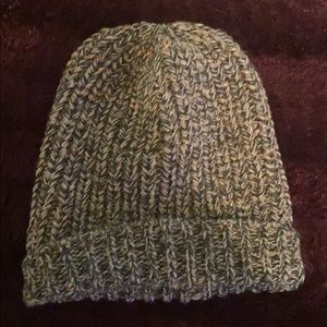 Black, White and Gold Beanie